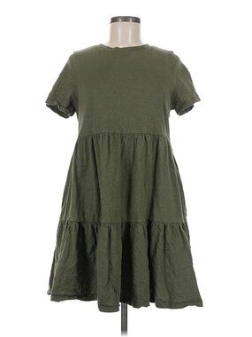 Old Navy Olive Green Short Sleeve Peplum Tee XL